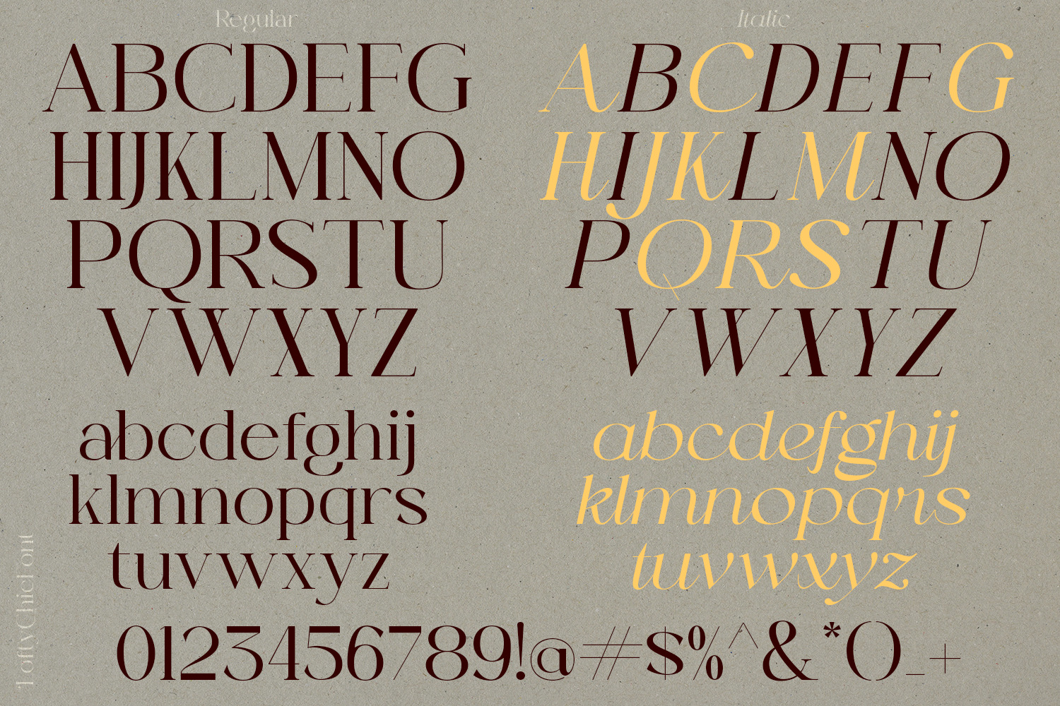 Lofty Chic Serif