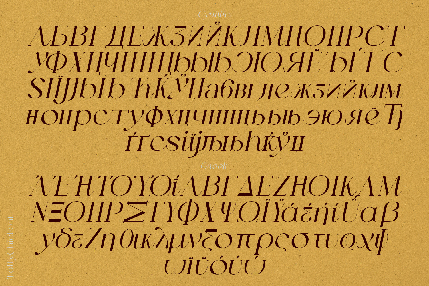 Lofty Chic Serif Lofty Chic Serif