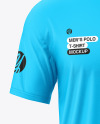 Men's Polo T-Shirt Mockup - Front View