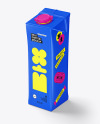 1L Milk Carton Pack Mockup