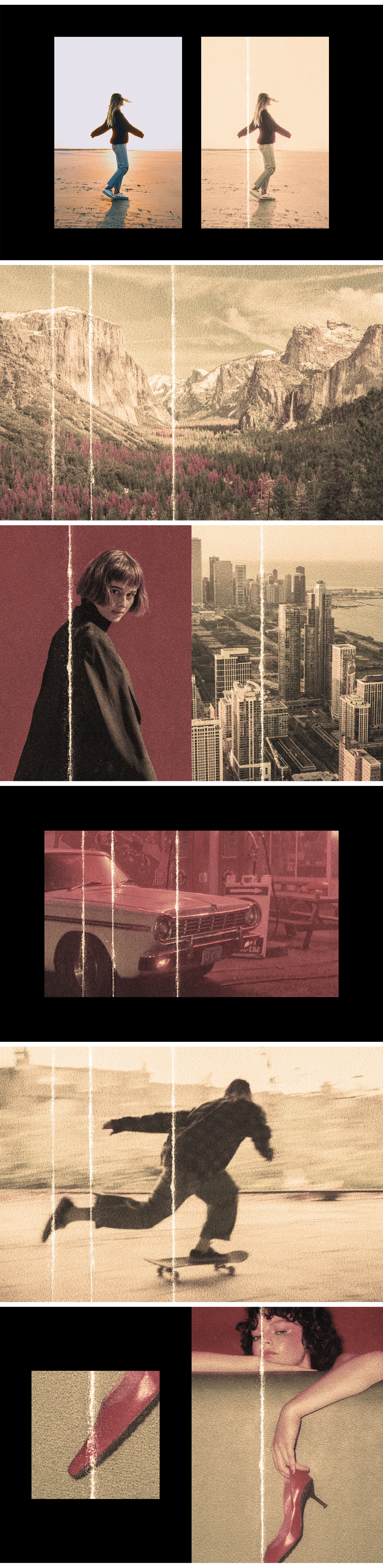 Vintage Paper Photo Effect Vintage Paper Photo Effect