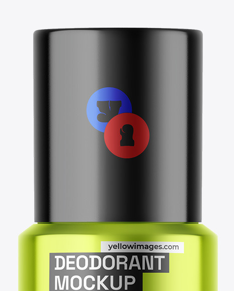 Metallic Deodorant Mockup