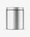 Metallic Protein Jar Mockup Metallic Protein Jar Mockup