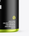 Metallic Protein Jar Mockup Metallic Protein Jar Mockup