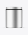 Matte Metallic Protein Jar Mockup