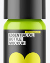 Glossy Essential Oil Bottle Mockup