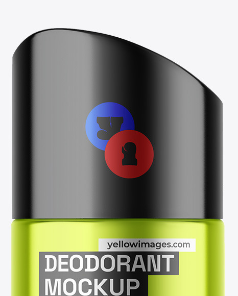 Metallic Deodorant Mockup Metallic Deodorant Mockup
