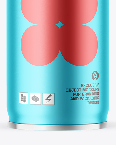 Matte Metallic Deodorant Mockup