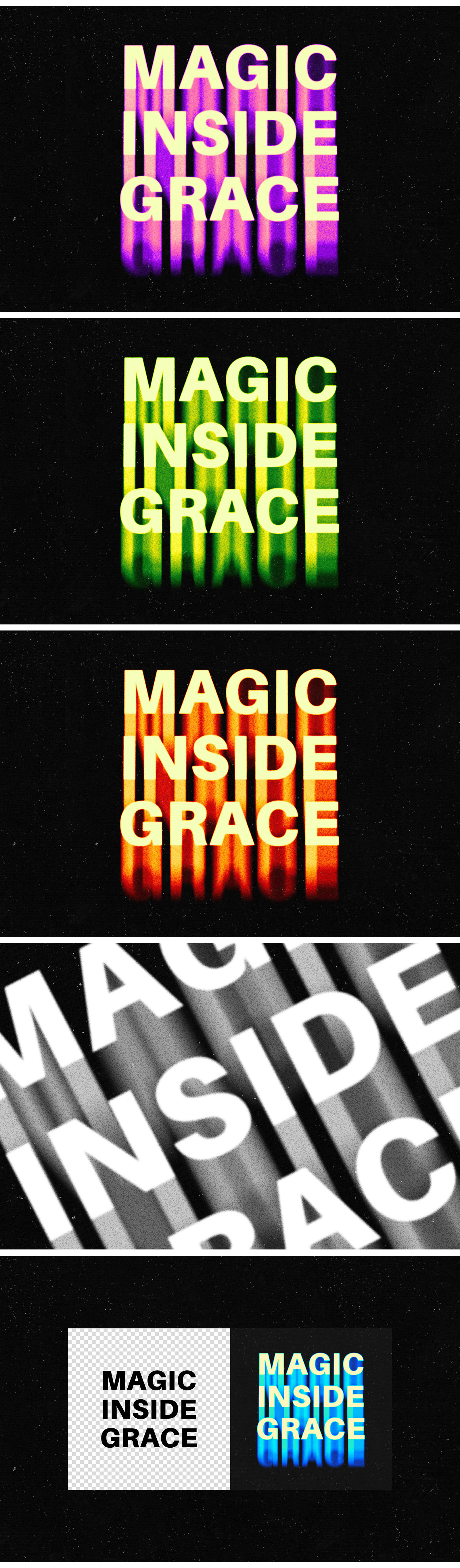 Acid Flowing Motion Text Effect Acid Flowing Motion Text Effect