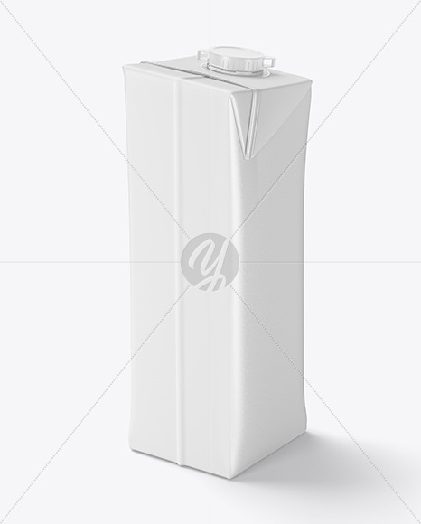 1L Milk Carton Pack Mockup