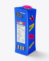 1L Milk Carton Pack Mockup