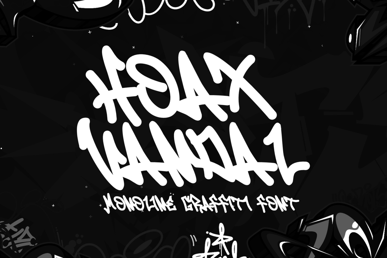 Hoax Vandal Font