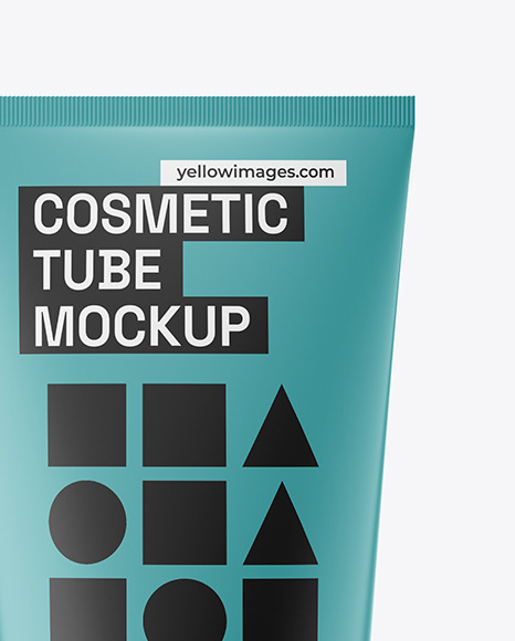 Matte Cosmetic Tube Mockup