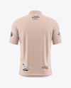 Men's Polo T-Shirt Mockup - Back View