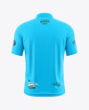 Men's Polo T-Shirt Mockup - Back View