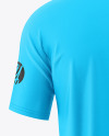 Men's Polo T-Shirt Mockup - Back View