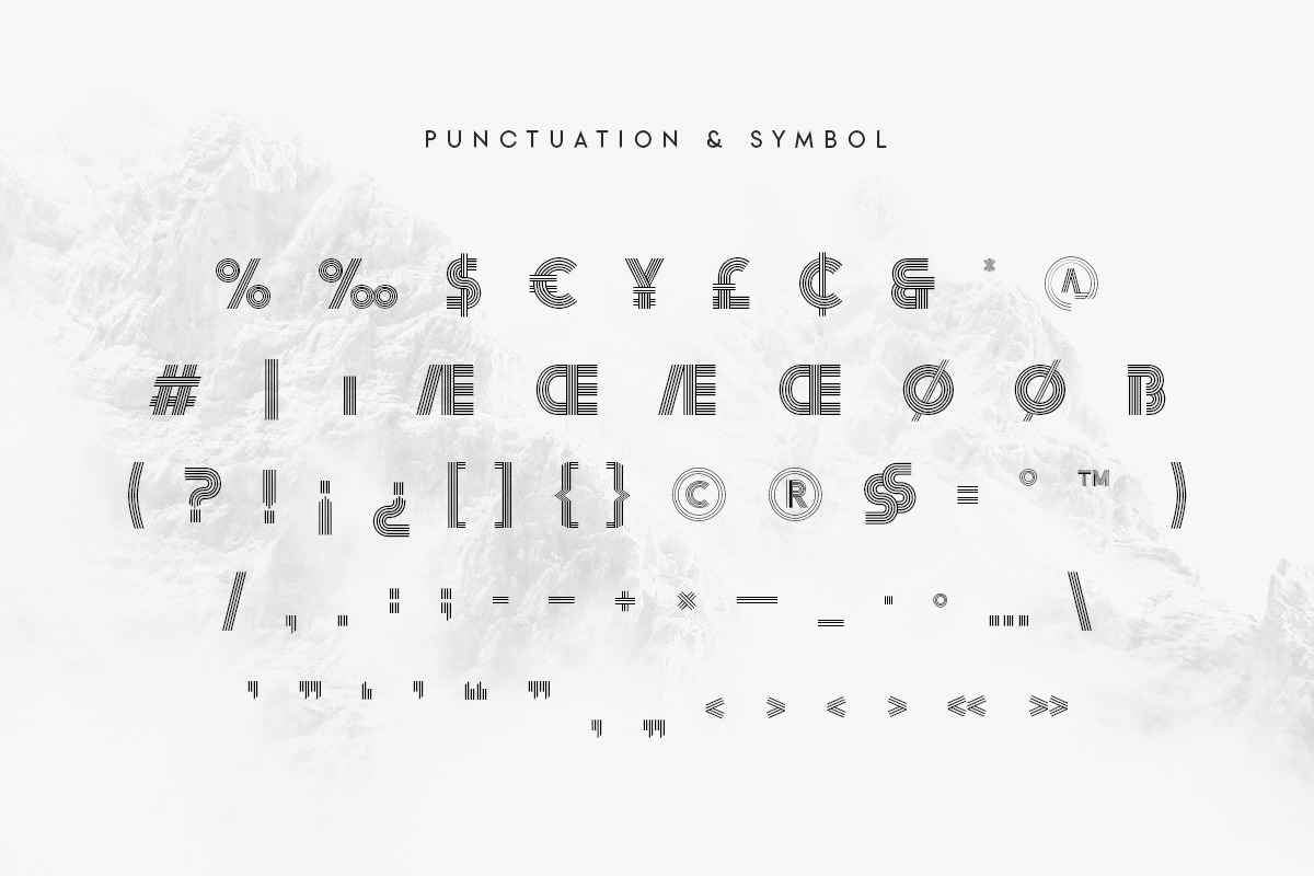 Layer - Layered Logo Modern Font