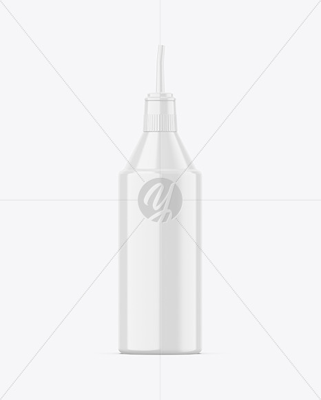 Glossy Dispenser Bottle Mockup
