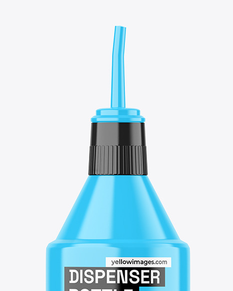 Glossy Dispenser Bottle Mockup