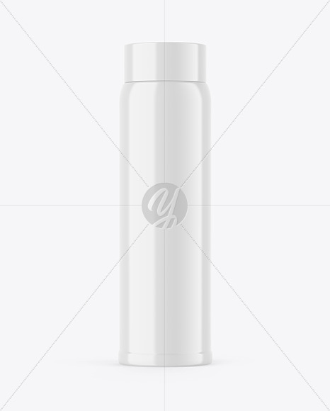 Glossy Thermos Mockup