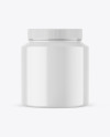 Glossy Protein Jar Mockup Glossy Protein Jar Mockup