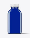 Blue Square PET Bottle Mockup