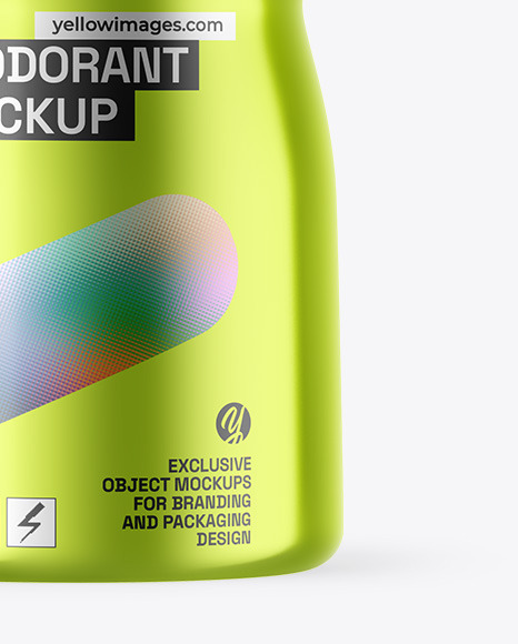 Metallic Deodorant Mockup