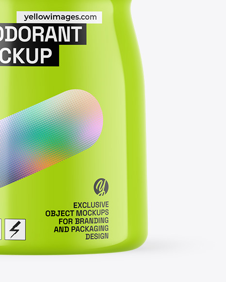 Glossy Deodorant Mockup