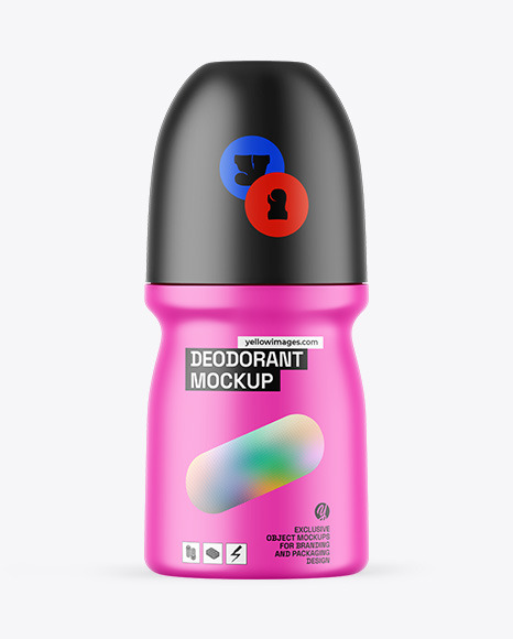 Matte Deodorant Mockup - Free Download Images High Quality PNG, JPG