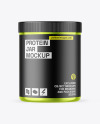 Metallic Protein Jar Mockup Metallic Protein Jar Mockup