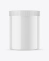 Glossy Protein Jar Mockup Glossy Protein Jar Mockup