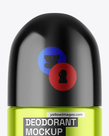 Metallic Deodorant Mockup