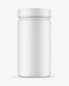Matte Protein Jar Mockup Matte Protein Jar Mockup