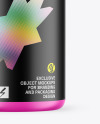 Matte Protein Jar Mockup Matte Protein Jar Mockup