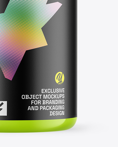 Glossy Protein Jar Mockup Glossy Protein Jar Mockup