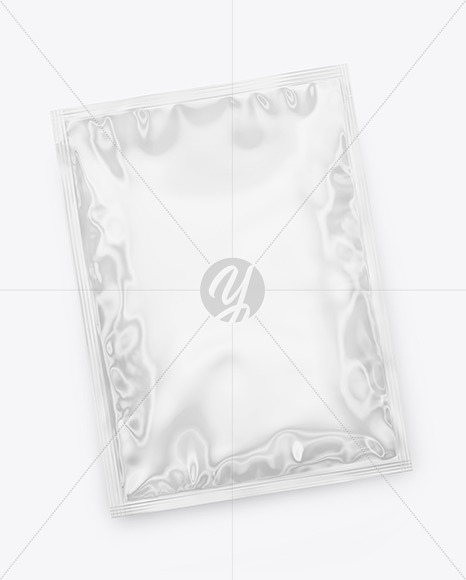 Glossy Sachet Mockup