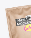 Kraft Sachet Mockup