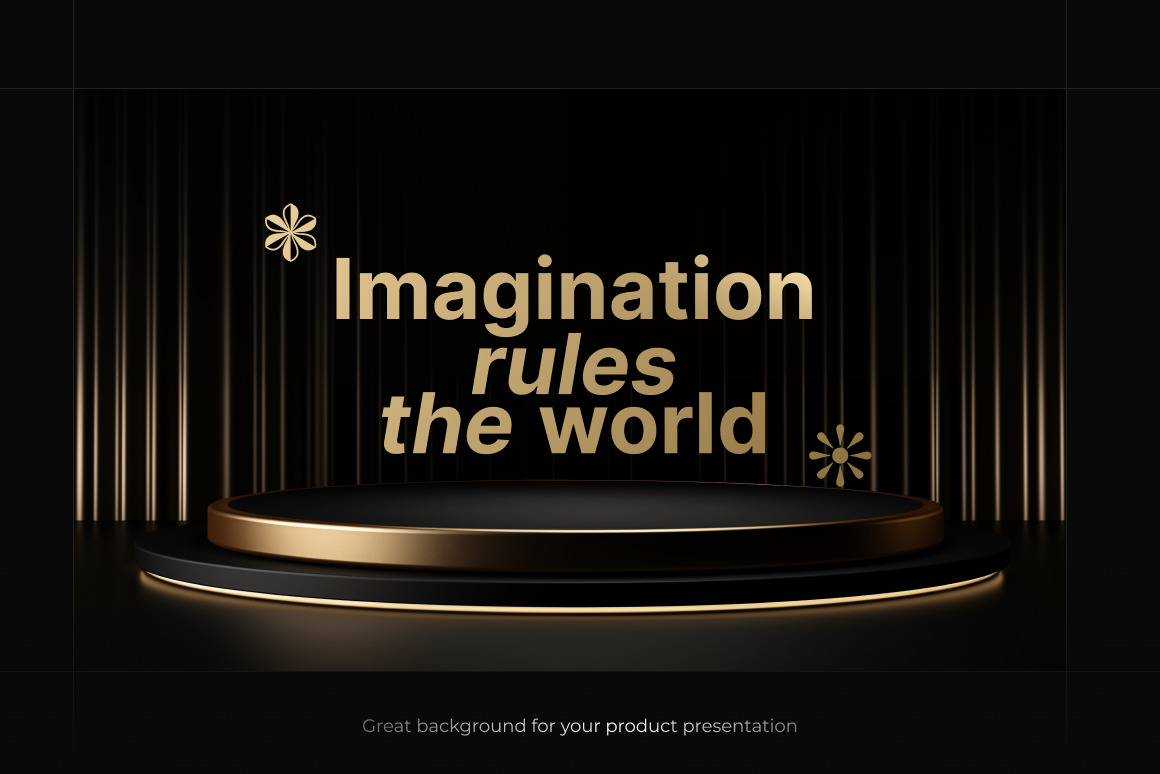 Black Podiums ❊ Background Set Black Podiums ❊ Background Set