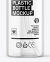 Clear Cosmetic Bottle with Pump Mockup