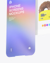 iPhone Screens Mockup