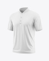 Men's Polo T-Shirt Mockup - Half Side View