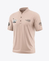 Men's Polo T-Shirt Mockup - Half Side View