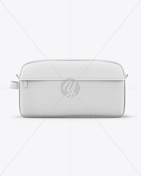 Cosmetic Bag with Zipper Mockup