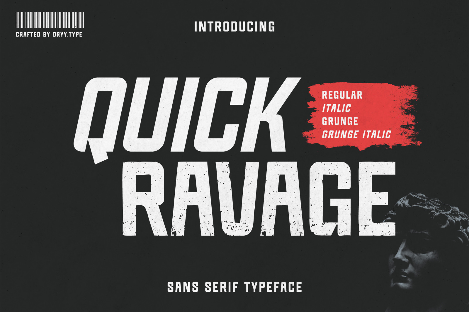 Quick Ravage - SANS SERIF TYPEFACE Quick Ravage - SANS SERIF TYPEFACE