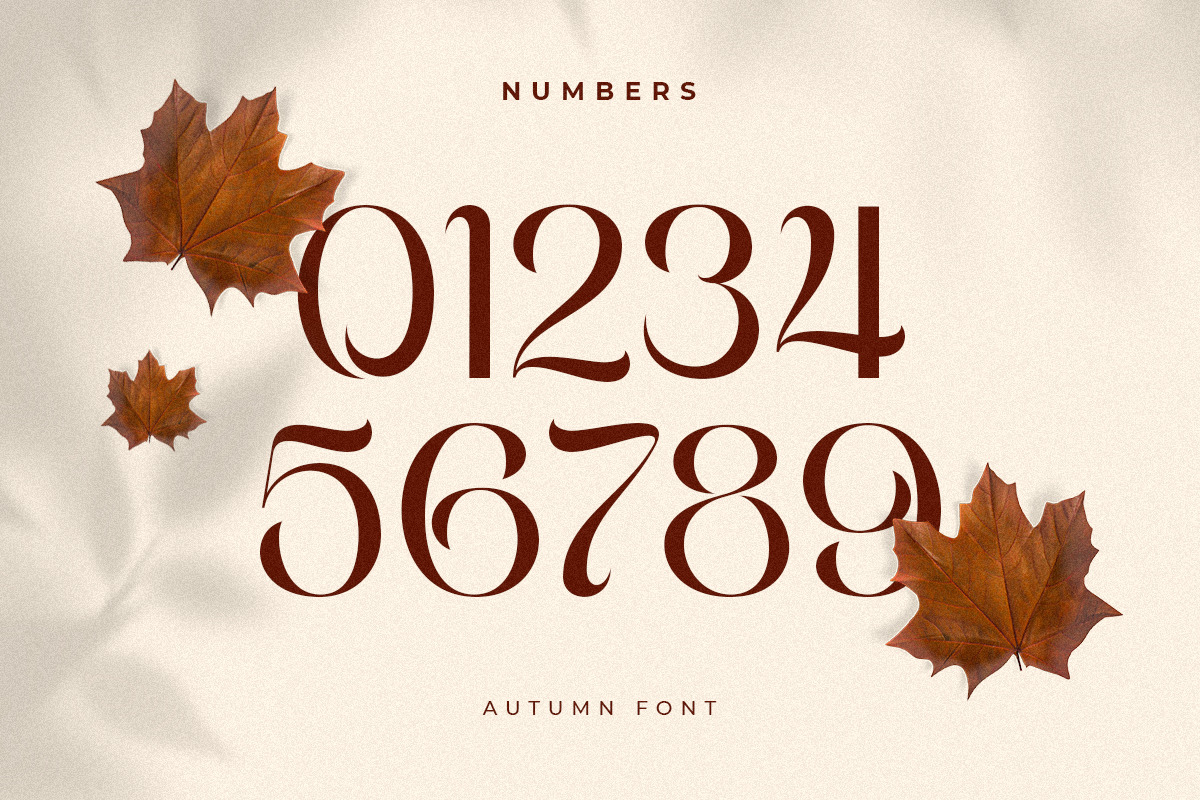 Autumn - Unique Display Font