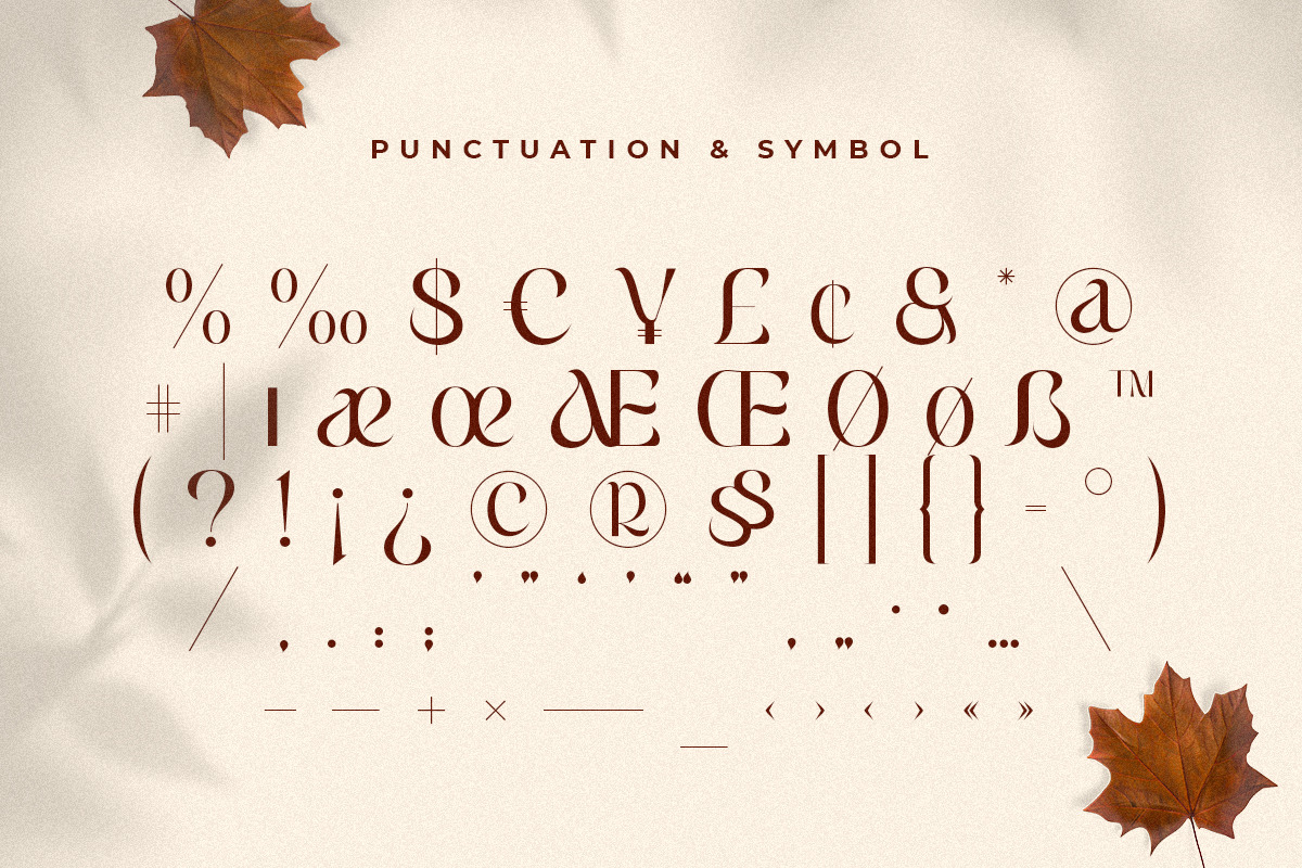 Autumn - Unique Display Font