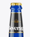 Blue Beverage Glass Bottle Mockup Blue Beverage Glass Bottle Mockup