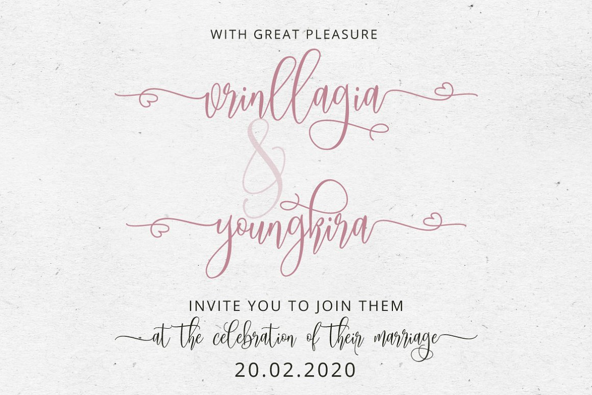 Mollinda - Modern Script Typeface