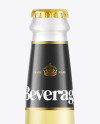 Frosted Glass Beverage Bottle Mockup