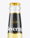Frosted Glass Beverage Bottle Mockup